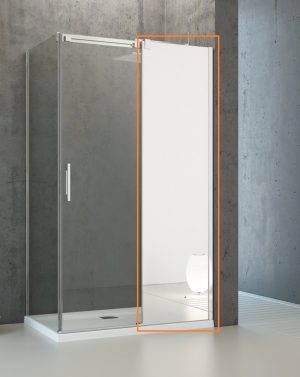 Душова стінка Espera KDJ Mirror 450 права, RADAWAY