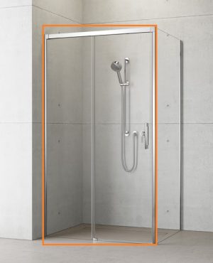 Душові двері Idea KDJ 120 ліві, RADAWAY