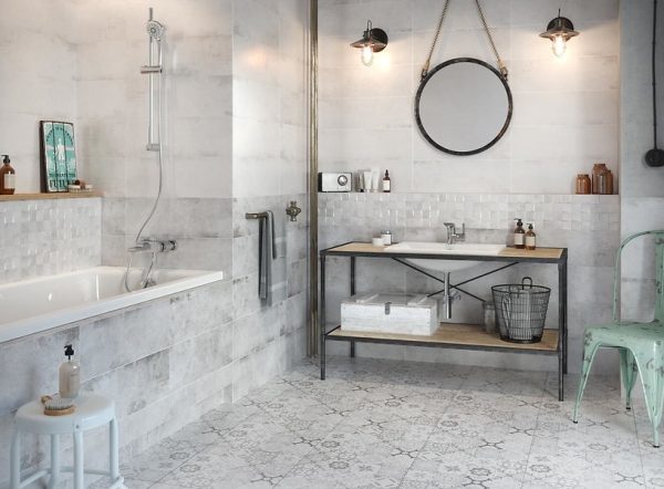 Плитка стінова Concrete Style Grey 200x600x8,5 Cersanit - Зображення 2