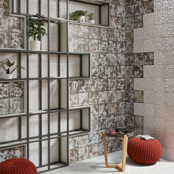 Плитка стінова Aged White Ornato 200x200 Aparici - Зображення 2