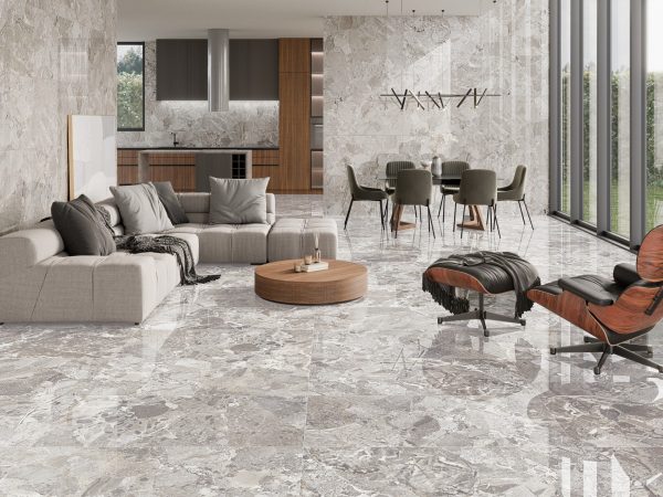 Плитка керамогранітна Ceppo De Seville White MAT 600x1200 Cristacer - Зображення 2