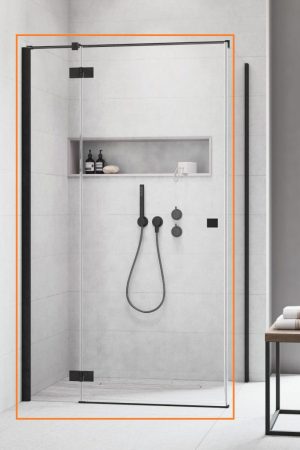Душові двері Essenza New Black KDJ 90 ліві, RADAWAY