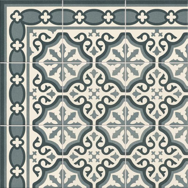 Плитка керамогранітна Cenefa Florentine Blue 200x200x9 Mainzu - Зображення 2