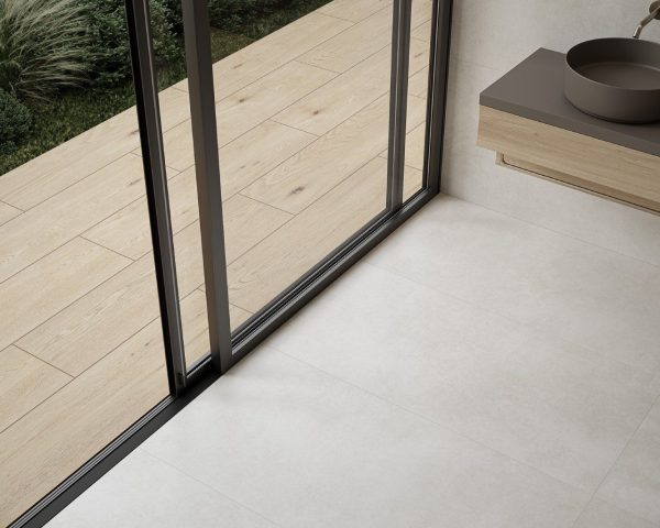 Плитка керамогранітна Ennis U117 Light Beige RECT 598x598x8 Paradyz - Зображення 2