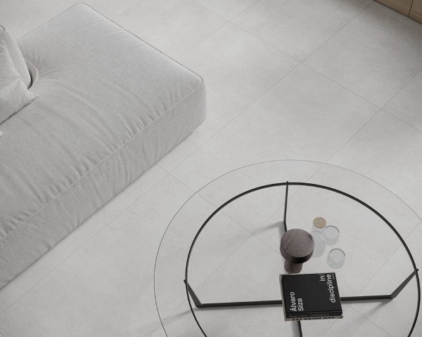 Плитка керамогранітна Ennis U117 Light Grey RECT LAP 598x598x8 Paradyz - Зображення 2