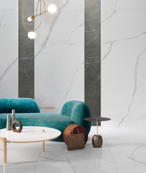 Плитка керамогранітна JL 01 Statuario Fine LUC SQ 800x800 Mirage - Зображення 2