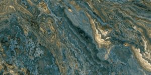 Плитка керамогранітна Agate Blue B POL 595,5x1193 Aparici