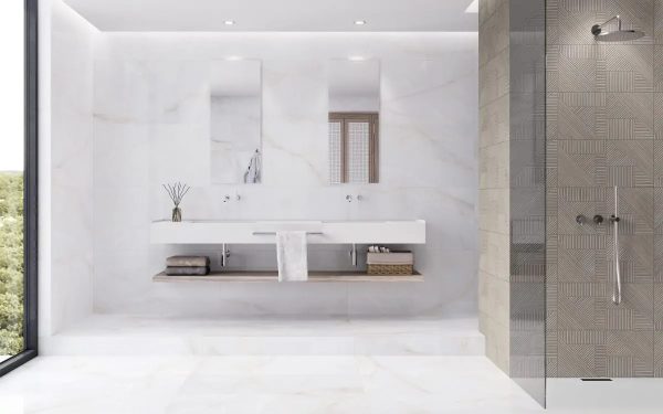 Плитка керамогранітна Elit Bianco 600x600 Rocersa - Зображення 2