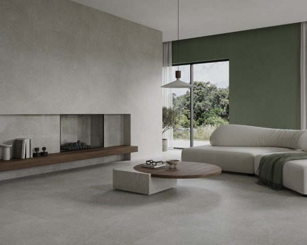 Плитка керамогранітна Minirock U118 Light Grey RECT 598x1198x8 Paradyz - Зображення 2