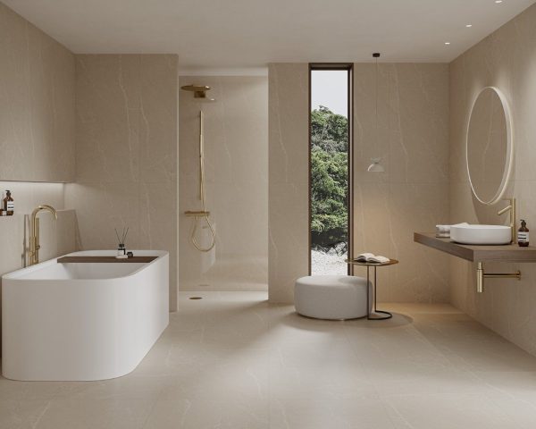 Плитка керамогранітна Minirock U118 Beige RECT 598x598x8 Paradyz - Зображення 2