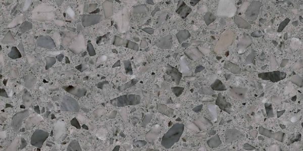 Плитка керамогранітна Terazzo Graphite RECT 298x598x8 Paradyz
