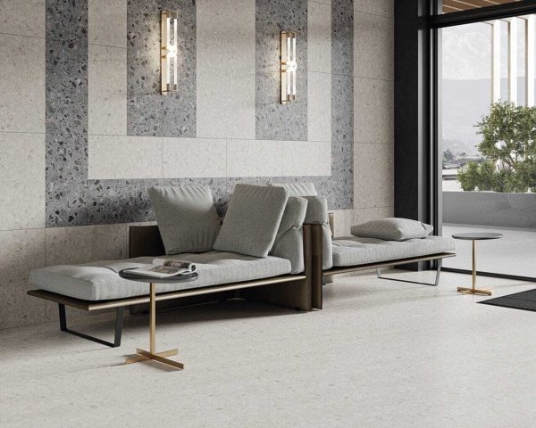 Плитка керамогранітна Terazzo Graphite RECT 598x598x8 Paradyz - Зображення 2