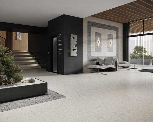 Плитка керамогранітна Terazzo Grey RECT 598x1198x8 Paradyz - Зображення 2