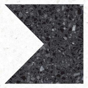 Плитка керамогранітна 4FCB Orcia-R Carbon 200x200 Vives