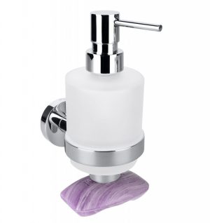 Дозатор для рідкого мила з магнітною мильницею Omega (104109182), Bemeta