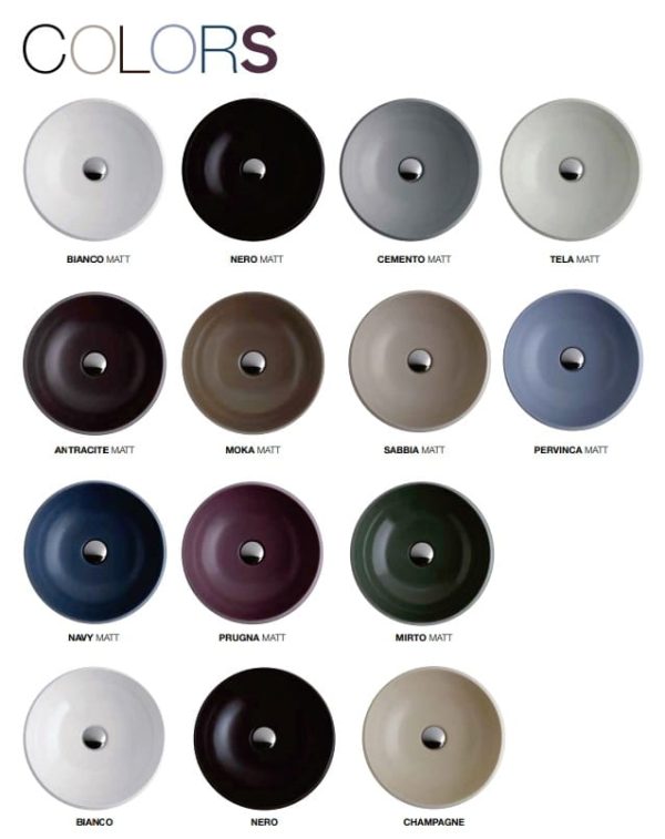 Умивальник 40 FORIU FO03NaM Navy Matte SIMAS - Зображення 2