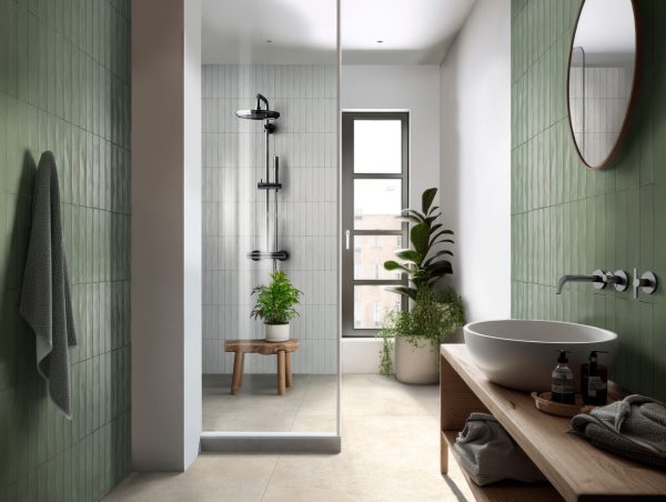 Плитка стінова RCGF Wish Green Semimatt 53x300 Ragno - Зображення 2