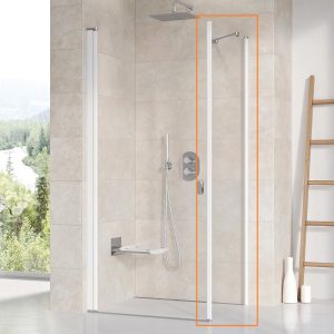 Душова стінка нерухома одноелементна CHROME CPS-100 Transparent, (9QVA0100Z1) RAVAK