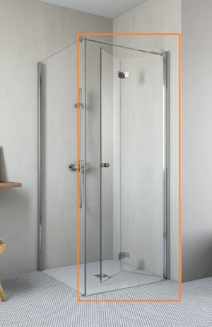 Душові двері Essenza New KDJ B 100 праві, RADAWAY