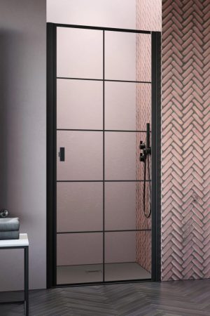 Душові двері NES Black DWJ I 90 Factory праві RADAWAY