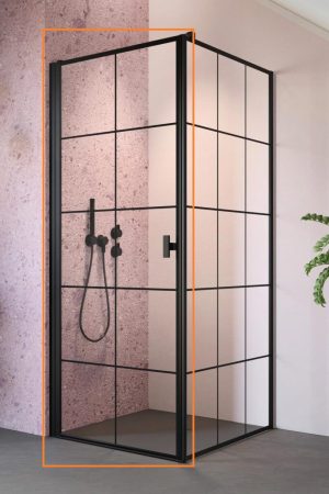 Душові двері NES Black KDJ I 90 Factory ліві, RADAWAY