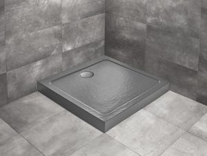 Душовий піддон Doros C Compact Stone Anthracite 90x90 см, RADAWAY