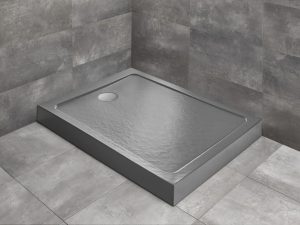 Душовий піддон Doros F Compact Stone Anthracite 120x80 см, RADAWAY
