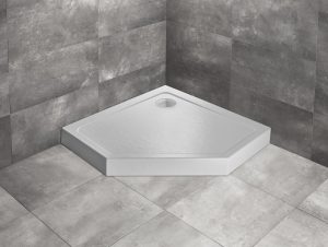 Душовий піддон Doros PT Compact Stone White 90x90 см, RADAWAY
