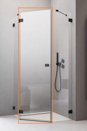 Душові двері Essenza Pro Black PTJ ліві, RADAWAY