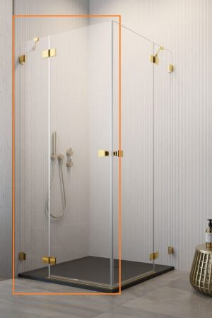 Душова кабіна (половина) Essenza Pro Gold KDD 100 ліва, RADAWAY
