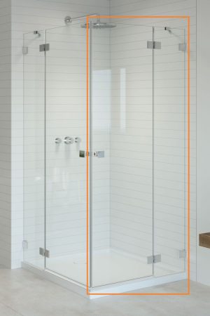 Душова кабіна (половина) Essenza Pro KDD 100 права, RADAWAY