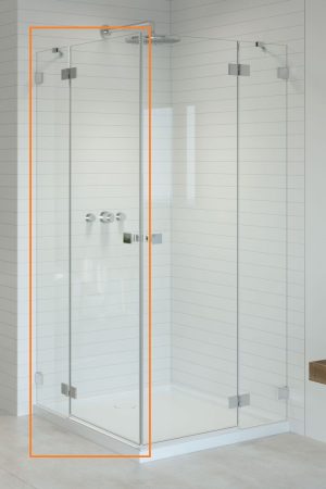 Душова кабіна (половина) Essenza Pro KDD 100 ліва, RADAWAY