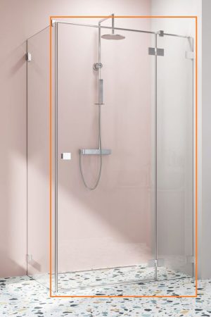 Душові двері двоелементні Essenza Pro KDJ 90 праві, RADAWAY