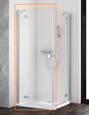 Душова кабіна (половина) Essenza New KDD 100 ліва, RADAWAY