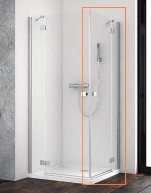 Душова кабіна (половина) Essenza New KDD 100 права, RADAWAY
