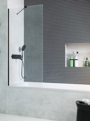 Шторка для ванни Modo New Black PNJ II 80 RADAWAY