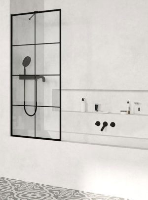 Шторка для ванни Modo New Black PNJ II 80 Factory RADAWAY