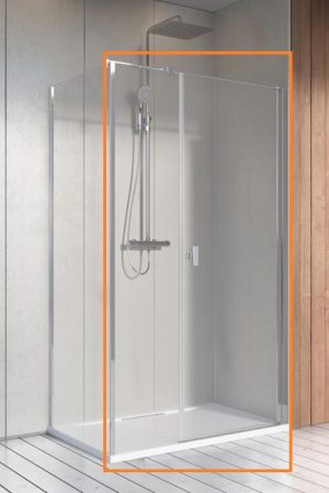 Душові двері NES KDS I 140 праві RADAWAY