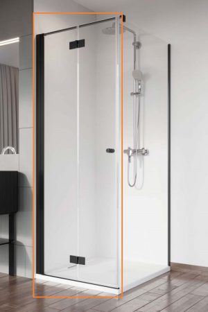 Душові двері NES Black KDJ B 90 ліві RADAWAY