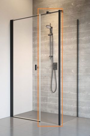 Фронтальна стінка NES 8 Black KDS I 303 RADAWAY