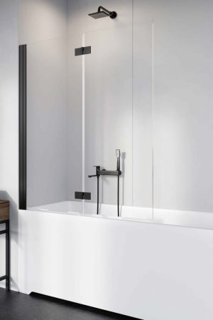 Шторка для ванни NES Black PND I 140 ліва RADAWAY