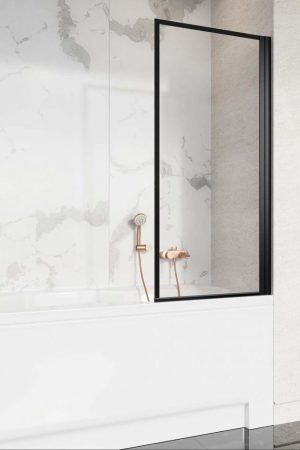 Шторка для ванни NES Black PNJ I 80 Frame права RADAWAY