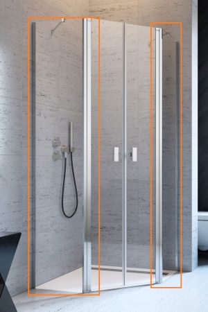 Комплект бокових стінок NES PTD 100 x 90 RADAWAY