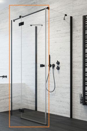 Душові двері Essenza New Black KDJ+S 100 ліві, RADAWAY