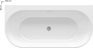 Ванна FREEDOM W 166×80, RAVAK