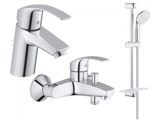 Набір змішувачів для ванни 3 в 1 Eurosmart (123238S), Grohe