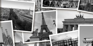 Декор Г2С431 Absolute Чорний Коллаж 30x60 код 0354 Голден Тайл