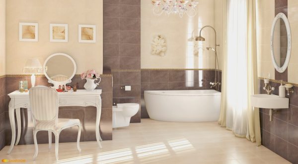 Плитка стінова Diana Beige 250x400x8 Cersanit - Зображення 4