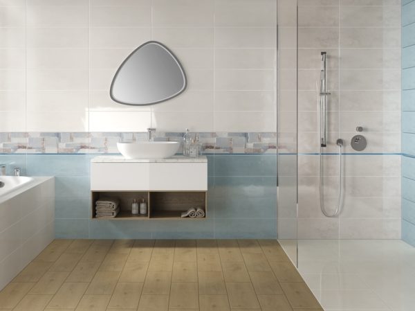 Плитка стінова Samira White STR 20x60 код 8276 Церсаніт - Зображення 3