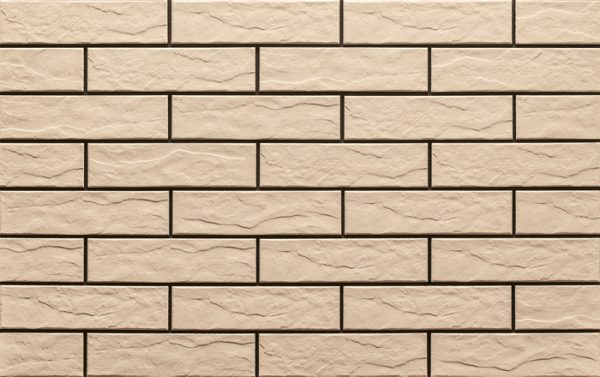 Плитка фасадна Kremowa Rustiko 6,5x24,5x0,65 код 9737 Cerrad
